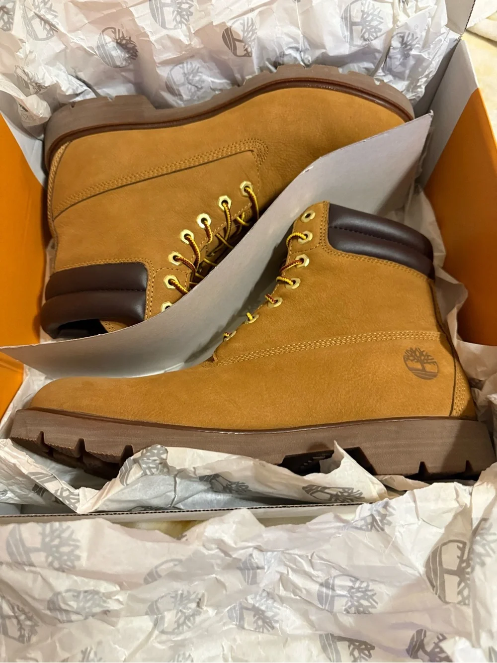 Timberland Wheat Brown Work Boots